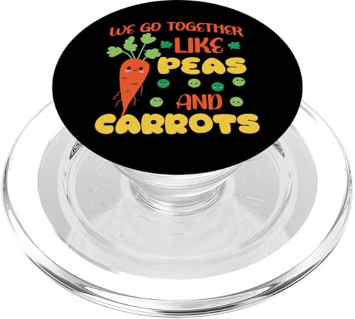 Wir passen zusammen wie Erbsen und Karotten PopSockets PopGrip für MagSafe von Partner Design Ideas For Couples In Love
