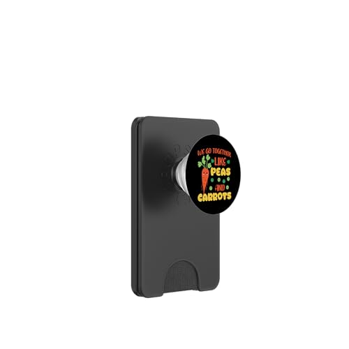 Wir passen zusammen wie Erbsen und Karotten PopSockets PopWallet für MagSafe von Partner Design Ideas For Couples In Love
