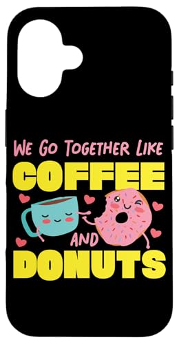 Wir passen zusammen wie Kaffee und Donuts Hülle für iPhone 16 Wir passen zusammen wie Kaffee und Donuts Hülle für iPhone 16 von Partner Design Ideas For Couples In Love