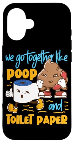 Wir passen zusammen wie Kot und Toilettenpapier Hülle für iPhone 16 Wir passen zusammen wie Kot und Toilettenpapier Hülle für iPhone 16 von Partner Design Ideas For Couples In Love