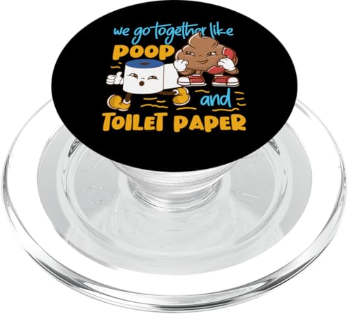Wir passen zusammen wie Kot und Toilettenpapier PopSockets PopGrip für MagSafe von Partner Design Ideas For Couples In Love