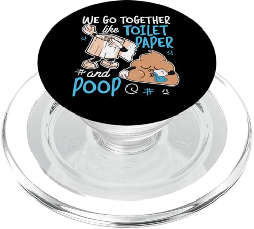 Wir passen zusammen wie Toilettenpapier und Kot PopSockets PopGrip für MagSafe von Partner Design Ideas For Couples In Love