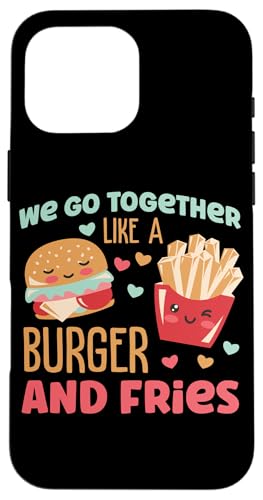 Wir passen zusammen wie ein Burger und Pommes Hülle für iPhone 16 Pro Max Wir passen zusammen wie ein Burger und Pommes Hülle für iPhone 16 Pro Max von Partner Design Ideas For Couples In Love