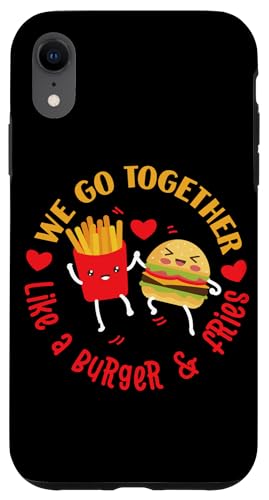 Wir passen zusammen wie ein Burger und Pommes Hülle für iPhone XR Wir passen zusammen wie ein Burger und Pommes Hülle für iPhone XR von Partner Design Ideas For Couples In Love