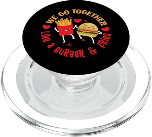 Wir passen zusammen wie ein Burger und Pommes PopSockets PopGrip für MagSafe von Partner Design Ideas For Couples In Love