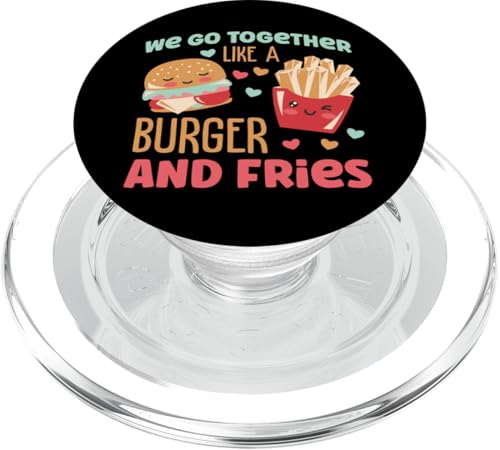 Wir passen zusammen wie ein Burger und Pommes PopSockets PopGrip für MagSafe von Partner Design Ideas For Couples In Love
