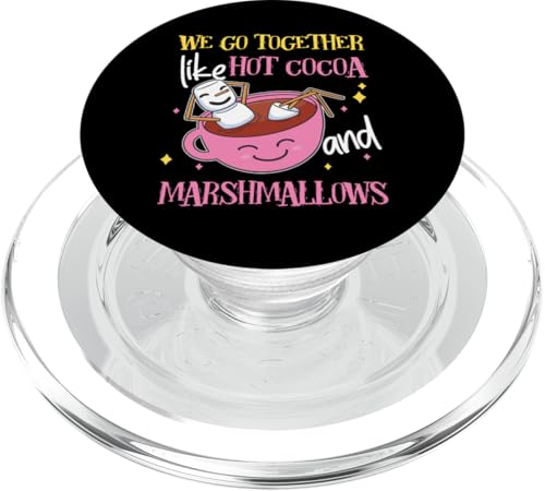 Wir passen zusammen wie heißer Kakao und Marshmallows PopSockets PopGrip für MagSafe von Partner Design Ideas For Couples In Love
