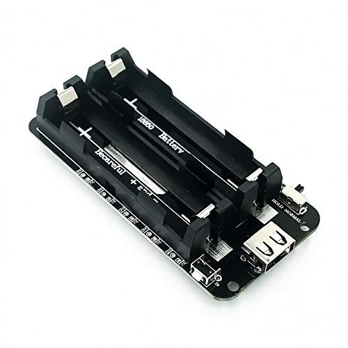 ESP8266 ESP32 Dual 18650 Lithium-Batterieschild V8, 5 V, 2,2 A, 3 V, 1 A, mobiles Powerbank, Akku-Lademodul, Micro-USB für Arduino von PartsBeiz