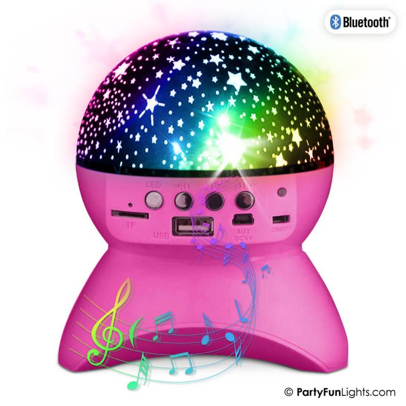 Party Fun Lights - Starry Sky Bluetooth Speaker - Pink (605606) von Party Fun Lights