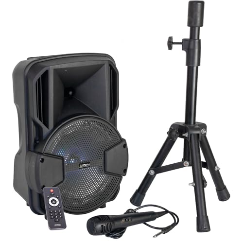 PARTY PARTY-MOBILE8-SET LED BELEUCHTETE 8" AKTIVBOX MIT STATIV & MIKROFON PARTY PARTY-MOBILE8-SET LED BELEUCHTETE 8" AKTIVBOX MIT STATIV & MIKROFON von Party Light & Sound