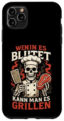 Wenn Es Blutet Kann Man Es Grillen - Bratwurst Hülle für iPhone 11 Pro Max Wenn Es Blutet Kann Man Es Grillen - Bratwurst Hülle für iPhone 11 Pro Max von Party Sommer Grillen Grillabend Grillmeister