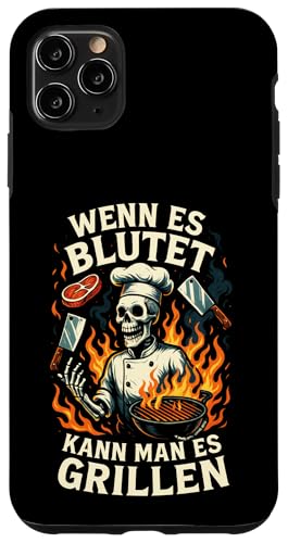 Wenn Es Blutet Kann Man Es Grillen - Bratwurst Hülle für iPhone 11 Pro Max Wenn Es Blutet Kann Man Es Grillen - Bratwurst Hülle für iPhone 11 Pro Max von Party Sommer Grillen Grillabend Grillmeister