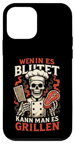 Wenn Es Blutet Kann Man Es Grillen - Bratwurst Hülle für iPhone 12 mini Wenn Es Blutet Kann Man Es Grillen - Bratwurst Hülle für iPhone 12 mini von Party Sommer Grillen Grillabend Grillmeister