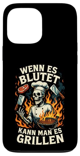 Wenn Es Blutet Kann Man Es Grillen - Bratwurst Hülle für iPhone 13 Pro Max Wenn Es Blutet Kann Man Es Grillen - Bratwurst Hülle für iPhone 13 Pro Max von Party Sommer Grillen Grillabend Grillmeister