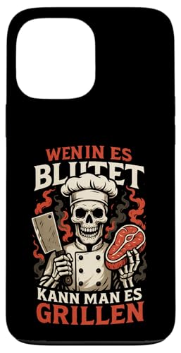 Wenn Es Blutet Kann Man Es Grillen - Bratwurst Hülle für iPhone 13 Pro Max Wenn Es Blutet Kann Man Es Grillen - Bratwurst Hülle für iPhone 13 Pro Max von Party Sommer Grillen Grillabend Grillmeister