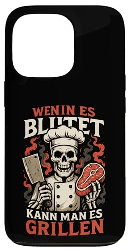Wenn Es Blutet Kann Man Es Grillen - Bratwurst Hülle für iPhone 13 Pro Wenn Es Blutet Kann Man Es Grillen - Bratwurst Hülle für iPhone 13 Pro von Party Sommer Grillen Grillabend Grillmeister