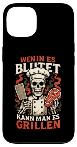 Wenn Es Blutet Kann Man Es Grillen - Bratwurst Hülle für iPhone 13 Wenn Es Blutet Kann Man Es Grillen - Bratwurst Hülle für iPhone 13 von Party Sommer Grillen Grillabend Grillmeister