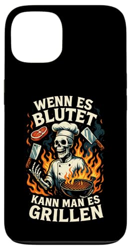 Wenn Es Blutet Kann Man Es Grillen - Bratwurst Hülle für iPhone 13 Wenn Es Blutet Kann Man Es Grillen - Bratwurst Hülle für iPhone 13 von Party Sommer Grillen Grillabend Grillmeister