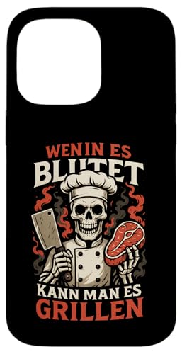 Wenn Es Blutet Kann Man Es Grillen - Bratwurst Hülle für iPhone 14 Pro Max Wenn Es Blutet Kann Man Es Grillen - Bratwurst Hülle für iPhone 14 Pro Max von Party Sommer Grillen Grillabend Grillmeister
