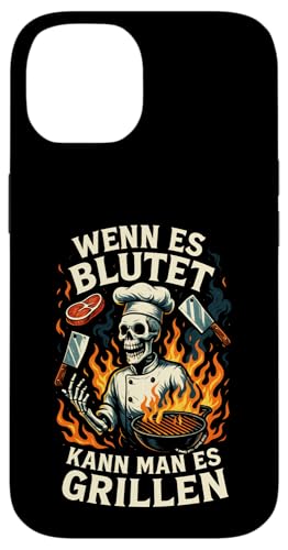 Wenn Es Blutet Kann Man Es Grillen - Bratwurst Hülle für iPhone 14 Wenn Es Blutet Kann Man Es Grillen - Bratwurst Hülle für iPhone 14 von Party Sommer Grillen Grillabend Grillmeister
