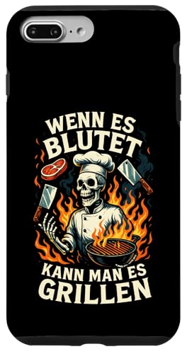 Wenn Es Blutet Kann Man Es Grillen - Bratwurst Hülle für iPhone 7 Plus/8 Plus Wenn Es Blutet Kann Man Es Grillen - Bratwurst Hülle für iPhone 7 Plus/8 Plus von Party Sommer Grillen Grillabend Grillmeister
