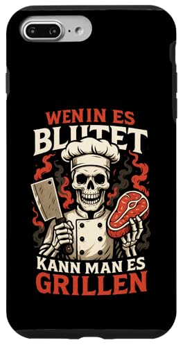Wenn Es Blutet Kann Man Es Grillen - Bratwurst Hülle für iPhone 7 Plus/8 Plus Wenn Es Blutet Kann Man Es Grillen - Bratwurst Hülle für iPhone 7 Plus/8 Plus von Party Sommer Grillen Grillabend Grillmeister
