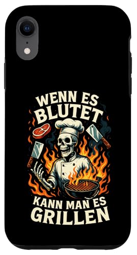 Wenn Es Blutet Kann Man Es Grillen - Bratwurst Hülle für iPhone XR Wenn Es Blutet Kann Man Es Grillen - Bratwurst Hülle für iPhone XR von Party Sommer Grillen Grillabend Grillmeister