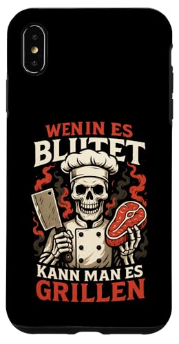 Wenn Es Blutet Kann Man Es Grillen - Bratwurst Hülle für iPhone XS Max Wenn Es Blutet Kann Man Es Grillen - Bratwurst Hülle für iPhone XS Max von Party Sommer Grillen Grillabend Grillmeister