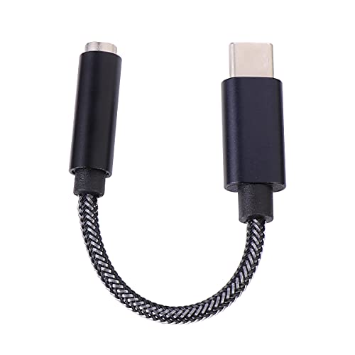 1stk Typc-adapter Typ c Zum Audioadapter 3,5-klinken-kopfhöreradapter Kopfhörer-konverter Usb-c Auf 3,5-mm-klinke Usb-c Auf Aux Usb-adapter Ampere Aluminiumlegierung Anzahl von PartyKindom