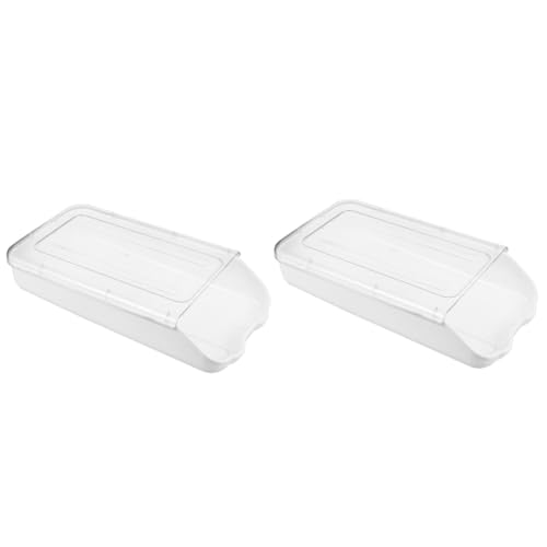 2 Stk Eierkarton eiertablett egg tray eieraufbewahrung egg storage Kühlschrank Eierablage Küchenorganisator Schublade Veranstalter Eierplatte Container Aufbewahrungskiste Plastik von PartyKindom