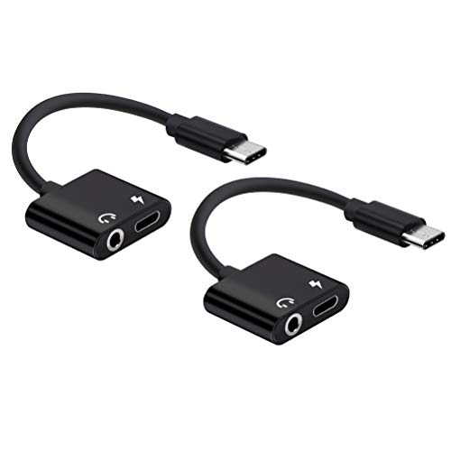 2 Stück 2 1 Dsl-kabel Mikrofonadapter Audio-mikrofon Typ-c-splitter Audiokonverterkabel Splitterkabel Für Kopfhörer Mikrofon-splitter Für Kopfhörer Ladekabel Audio-adapter Aufladen von PartyKindom