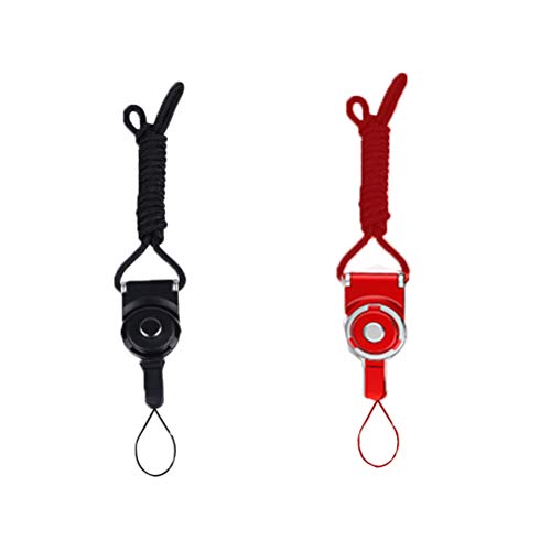 2 Stück 2 1 Pfeife Halskette Pfeife Lanyard Abnehmbares Schlüsselband Abnehmbare Halskette Halsband Handy Halskette Ausweishalter Schlüsselanhänger Rotieren 2 in 1 Abzeichen von PartyKindom