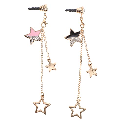 2st Staubstopfen Telefon-headset Bling Zubehör Telefon Zubehör Kopfhörer Rosa Kettendekor Rosa Kopfhörer Anhänger Für Mobilteil Aluminiumlegierung Handy Kopfhörerstecker 2st Staubstopfen Telefon-headset Bling Zubehör Telefon Zubehör Kopfhörer Rosa Kettendekor Rosa Kopfhörer Anhänger Für Mobilteil Aluminiumlegierung Handy Kopfhörerstecker von PartyKindom