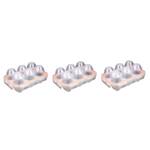 3 Stk Eierkarton im Freien eiertablett egg tray Plastikeier Outdoor-Ei Kühlschrank Eierbehälter im Freien tragbare Eierkiste Camping Eierregal Aufbewahrungskiste Eierständer PP 3 Stk Eierkarton im Freien eiertablett egg tray Plastikeier Outdoor-Ei Kühlschrank Eierbehälter im Freien tragbare Eierkiste Camping Eierregal Aufbewahrungskiste Eierständer PP von PartyKindom