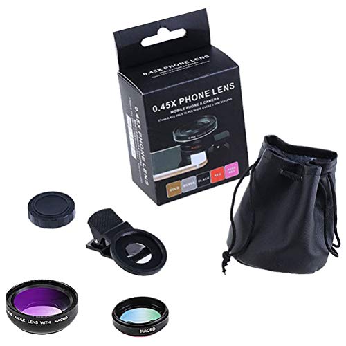 PartyKindom 37 Mm 045 x 49 Uv Super-weitwinkel-makro-objektiv Für Mobiltelefone Metall Telefon Len Telefon Teleobjektiv Telefonclip-objektiv Smartphone-kameraobjektiv Handy Schutzfilm von PartyKindom