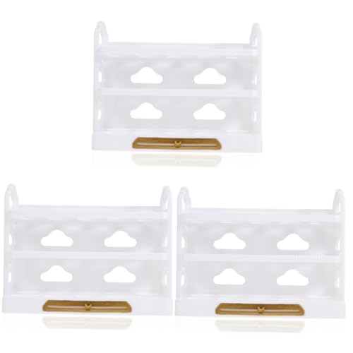 3St Aufbewahrungsbox für Eier kühlschrank eierbehälter eier kühlschrank Eierkiste für Kühlschrank Eierlagerung egg holder Mini Eierständer Lagerregal Eierschale Container pp Weiß 3St Aufbewahrungsbox für Eier kühlschrank eierbehälter eier kühlschrank Eierkiste für Kühlschrank Eierlagerung egg holder Mini Eierständer Lagerregal Eierschale Container pp Weiß von PartyKindom