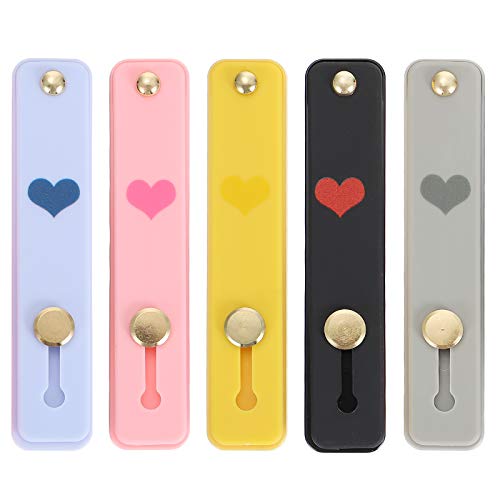 5st Silikonring Handy Griffband Telefongriffhalter Handygriff Aus Silikon Telefonring Aus Silikon Telefon Fingerschlaufe Fingerring Tablet-autohalterung Kieselgel Erdfarben Bilden von PartyKindom
