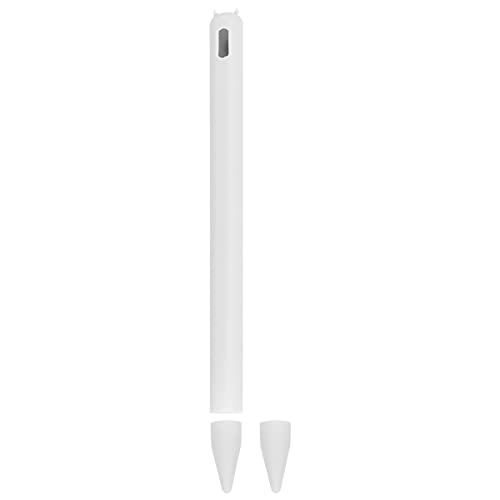 Geeignet Für Pen Applepencil Pen Case Silikon-schutzhülle Der Zweiten Generation Griff Aus Silikon Stylus-hülle Kieselgel Zweite Generation Weiß Feder Stift von PartyKindom