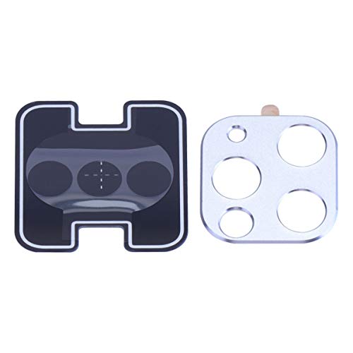 Kameraobjektiv-Schutz-Set aus Metall für das hintere Objektiv, Schutzabdeckung für Mobiltelefone, kompatibel mit 11 Pro/Max (Silber) für Geschenke von PartyKindom