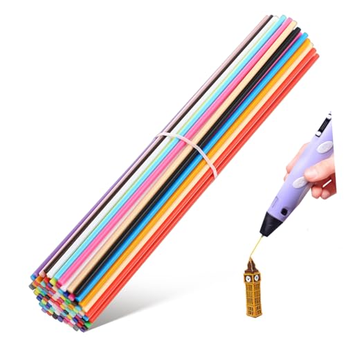 PartyKindom 1 Satz Druckstift 3d-stiftfilament 3d-doodler-stift 3d-stifte Für Im Alter Von 10-12 Jahren Pla-filamentminen Für 3d-stift 3d-doddle-pen-filamentminen Plastik 110st von PartyKindom