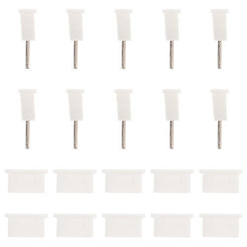 PartyKindom 10 Paar USB-kopfhörer USB c Staubschutz USB-abdeckkappe Telefon Staubstecker Mini-Smartphone Ladeanschluss-reinigungswerkzeug USB-c-Kappe USB-ladegerät Handy Weiß Waschmittel PartyKindom 10 Paar USB-kopfhörer USB c Staubschutz USB-abdeckkappe Telefon Staubstecker Mini-Smartphone Ladeanschluss-reinigungswerkzeug USB-c-Kappe USB-ladegerät Handy Weiß Waschmittel von PartyKindom