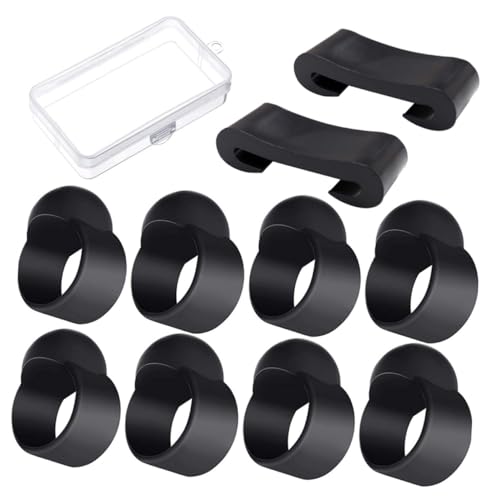 PartyKindom 10 Stück Fingerhülsen Drumstick Drag Zubehör Hülsen Trommelständer Schlüssel Stahlzunge Trommelzubehör Erwachsene Fingerpick Für Trommelzunge Trommel Fingerpicks von PartyKindom