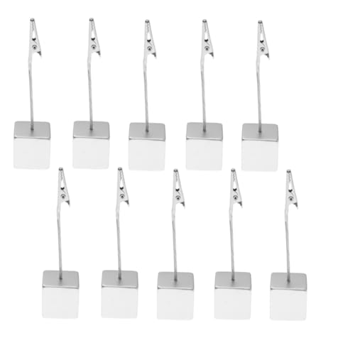 PartyKindom 10 Stück Geschäftskartenhalter Name Mini Würfel-memo-clip Hochzeit Memo-würfelhalter Krokodil Süß Bildhalterclips Würfel Harz Fotoclip Halter Silber PartyKindom 10 Stück Geschäftskartenhalter Name Mini Würfel-memo-clip Hochzeit Memo-würfelhalter Krokodil Süß Bildhalterclips Würfel Harz Fotoclip Halter Silber von PartyKindom