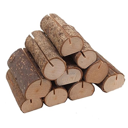 PartyKindom 10 Stück LOG -Stumpf klebriger Notensitz Namensschild aus Holz Halter aus Holz Protokoll PartyKindom 10 Stück LOG -Stumpf klebriger Notensitz Namensschild aus Holz Halter aus Holz Protokoll von PartyKindom
