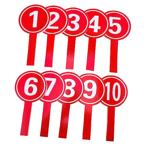 PartyKindom 10 Stück Nummernschild Anzeigetafel für den Wettbewerb Zahlenkarten Anzeigetafel für Spiele Bretter Anzeigetafeln für Wettbewerbsabstimmungen Punktepaddel Punkteschläger Schaum rot PartyKindom 10 Stück Nummernschild Anzeigetafel für den Wettbewerb Zahlenkarten Anzeigetafel für Spiele Bretter Anzeigetafeln für Wettbewerbsabstimmungen Punktepaddel Punkteschläger Schaum rot von PartyKindom