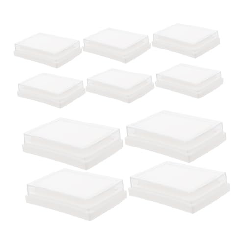 PartyKindom 10 Stück leeres Stempelkissen Finger-Stempelkissen wiederverwendbare Stempelkissen Fingerabdrücke Stempelkissen prägen Büro Pads Tintenkissen leer Stempelkissen für Stempel Schwamm PartyKindom 10 Stück leeres Stempelkissen Finger-Stempelkissen wiederverwendbare Stempelkissen Fingerabdrücke Stempelkissen prägen Büro Pads Tintenkissen leer Stempelkissen für Stempel Schwamm von PartyKindom