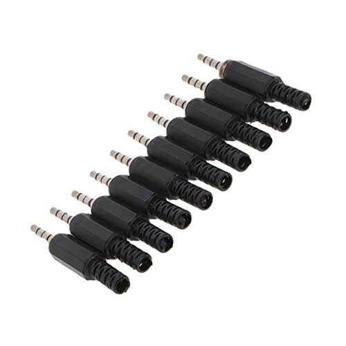 PartyKindom 10Stücke Löt Stereo Klinkenstecker für DIY Kopfhörer Kabelreparatur für Mikrofon Headset Einfach zu Handhaben Herzustellen PartyKindom 10Stücke Löt Stereo Klinkenstecker für DIY Kopfhörer Kabelreparatur für Mikrofon Headset Einfach zu Handhaben Herzustellen von PartyKindom