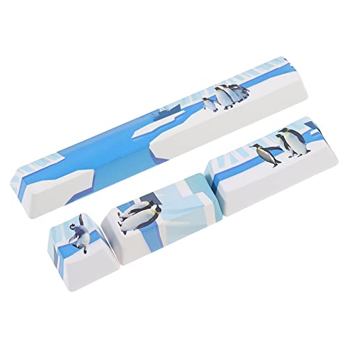 PartyKindom 3 Sets Mechanische Tastatur Pbt-tastenkappen Tastaturzubehör Für Tastenkappen Staubdicht Kratzfest Unisex-Design Entfernen 4 Stück * 3 von PartyKindom