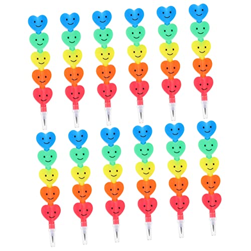 PartyKindom 12 Stück Cartoon-bleistifte Zeichnen Bleistifte Bleistift Für Bleistifte Zeichnen Stationär Stifte Für Die Schule Form Schreiben Herz Stapelbar Farbig Plastik PartyKindom 12 Stück Cartoon-bleistifte Zeichnen Bleistifte Bleistift Für Bleistifte Zeichnen Stationär Stifte Für Die Schule Form Schreiben Herz Stapelbar Farbig Plastik von PartyKindom