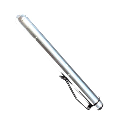 PartyKindom 1Pc LED Medizinische Stift Licht Ärzte Stift Taschenlampe Ärzte Stift Elektrische LED Stift Licht Silber von PartyKindom